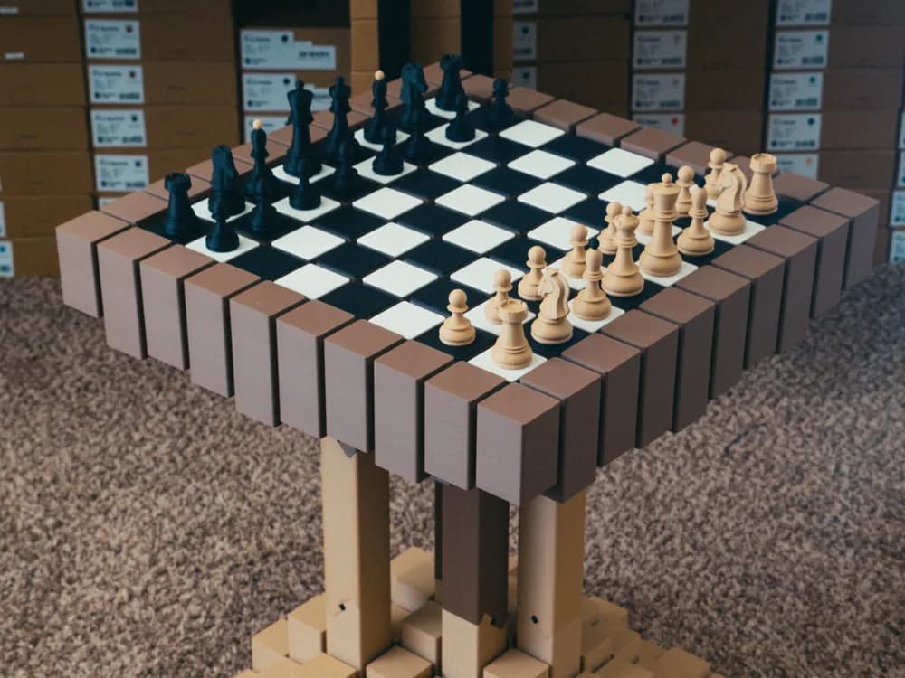 Floating Chess Table