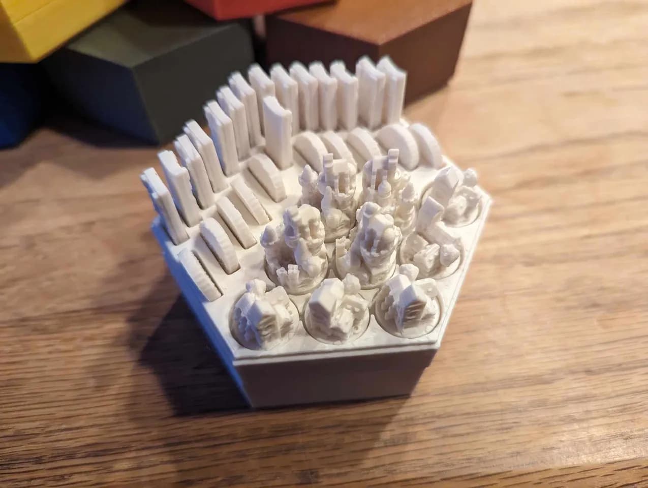 Catan Deluxe player set view 1