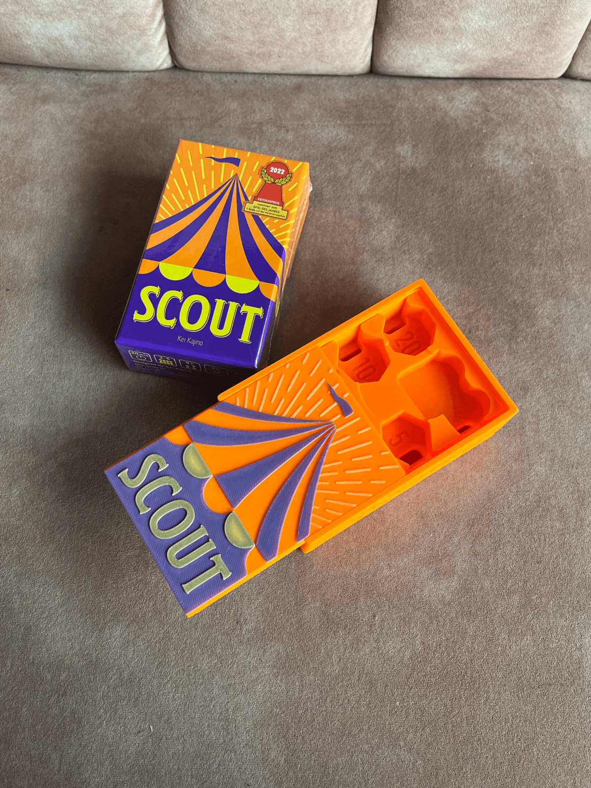 Scout game with Travel Box insert view 1