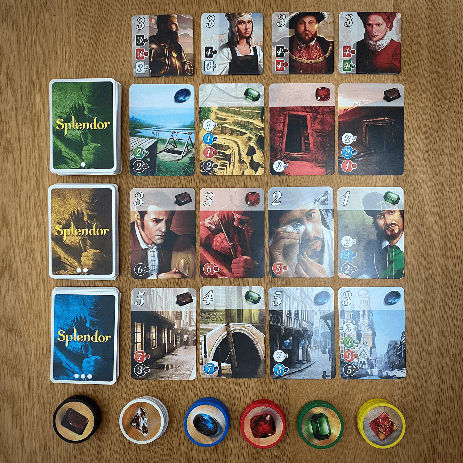 Splendor Box 2024 Splendor Game with Travel Box Insert — Board Game Accessories | Hextasy
