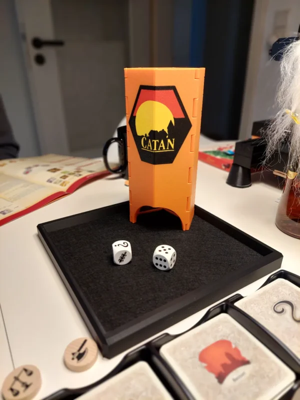 Catan dice tower