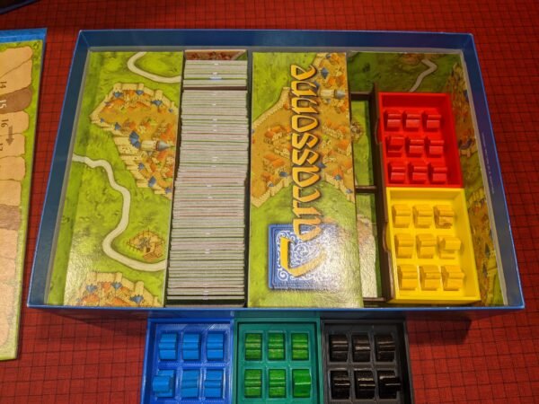 Carcassonne Board Game Box Insert