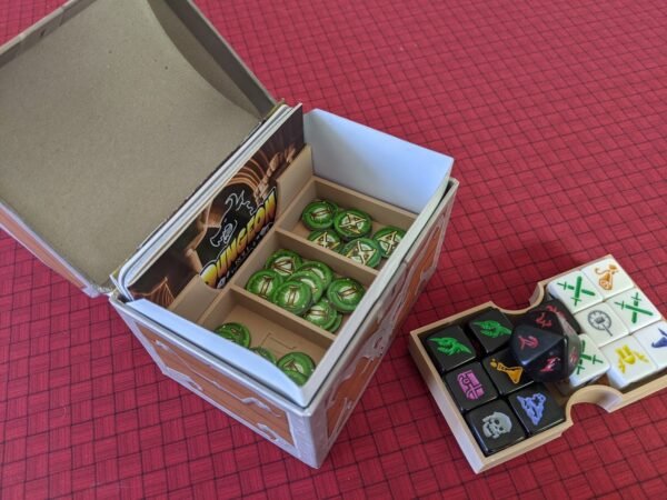 Dungeon Roll Board Game Box Insert
