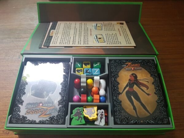 The Zorro Dice Game Organizer Insert