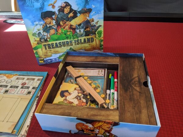 Treasure Island Board Game Box Insert - Image 3