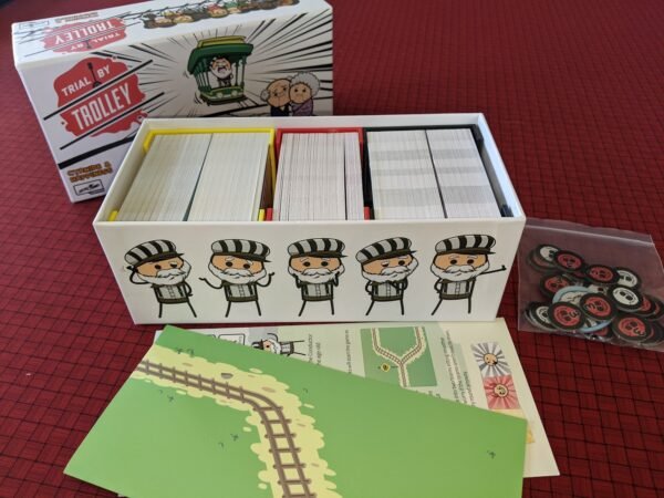 Trial By Trolley Board Game Box Insert - Image 3