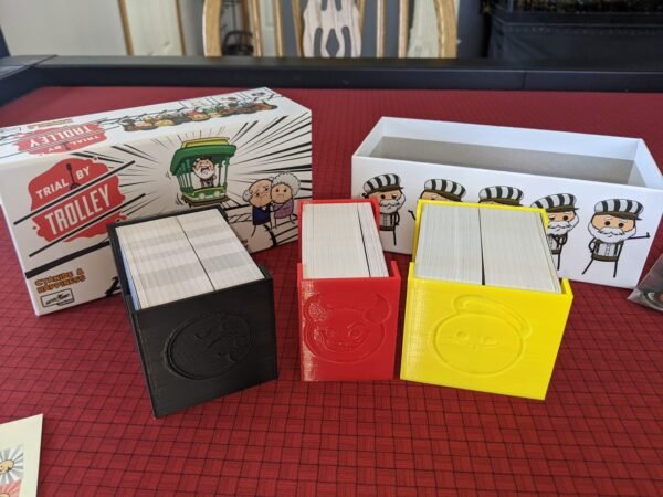 Trial By Trolley Board Game Box Insert - Image 4