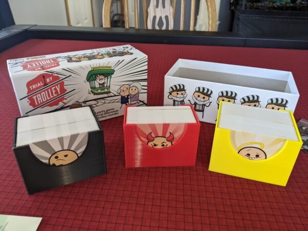 Trial By Trolley Board Game Box Insert - Image 5