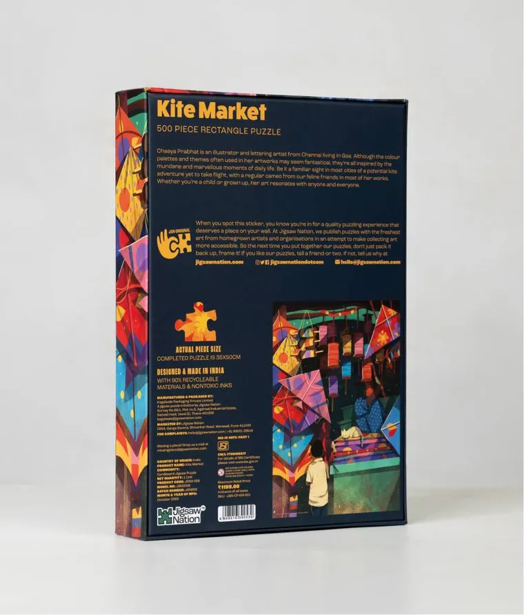 Kite Market 500 piece puzzle - Image 4