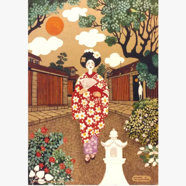 Girl in Kimono 500 piece puzzle - Image 5