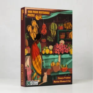 Market Woman & Cat by Chaaya Prabhat: 1000pc puzzle