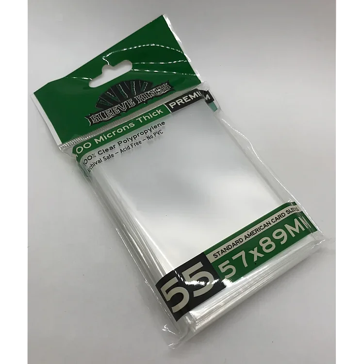Sleeve Kings: Premium Standard American Sleeves 57mm x 89mm (55, 100 Microns)