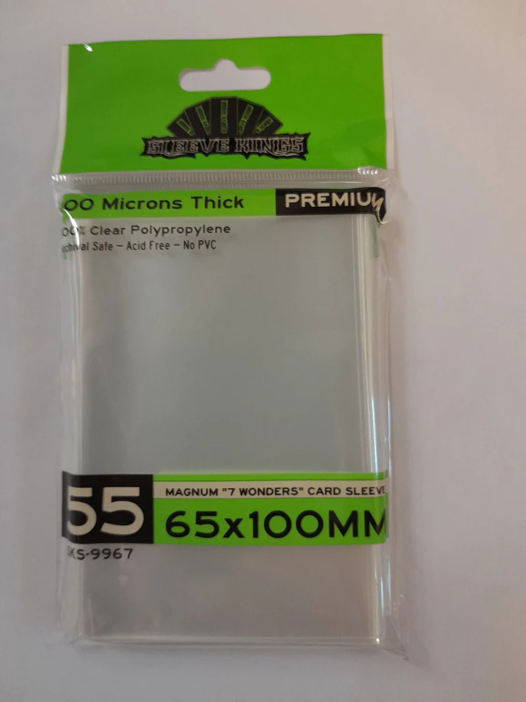 Sleeve Kings: Magnum 7 Wonders Sleeves 65mm x 100mm (55, 100 Microns) - Image 2