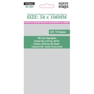 Sleeve Kings: Betrayal At House Compatible Sleeves 58mm x 108mm (110)