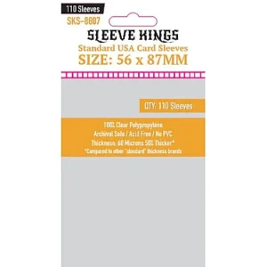 Yes Papa Games: Standard USA Sleeves 56mm x 87mm (110)